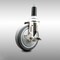 Service Caster 5 Inch 316SS Thermoplastic Rubber Swivel 1-1/4 Inch Expanding Stem Caster Brake SCC-SS316EX20S514-TPRB-TLB-114 - alternate 4